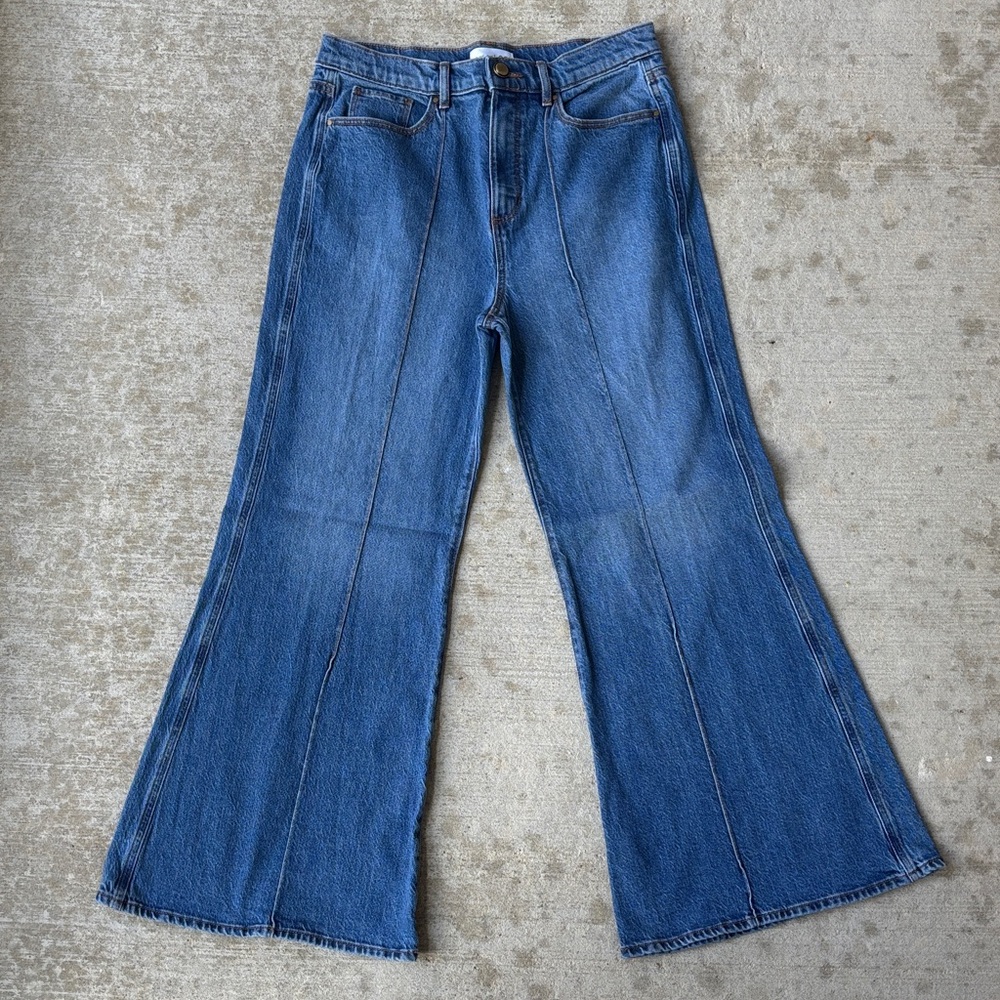 LOFT Blue The Super Flare Jeans